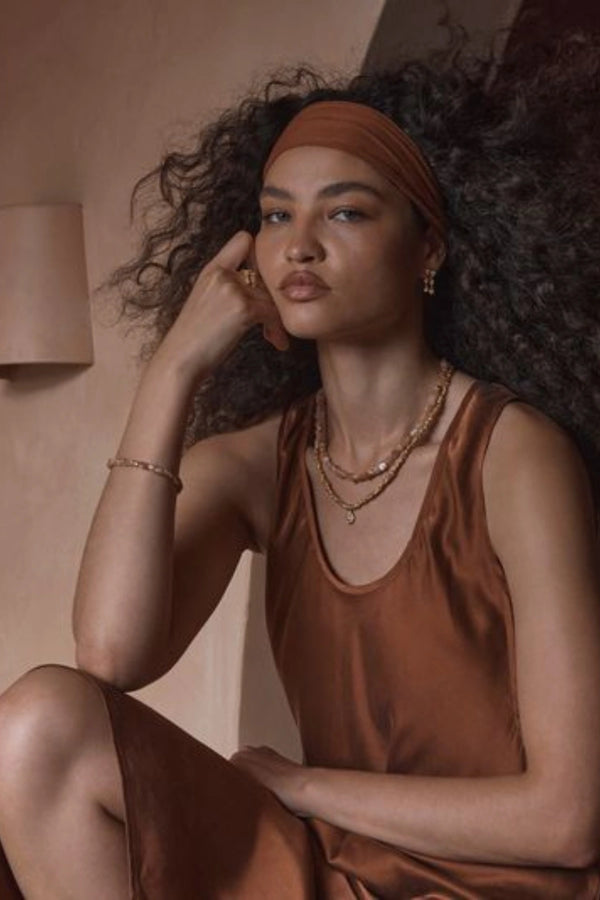 Toulouse Earrings by Amber Sceats, gold-plated drops with cubic zirconia crystals, a dazzling trendy piece perfect for evening glamour.