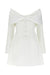 Odd Muse | The Ultimate Muse Bow Mini Dress White | Girls with Gems
