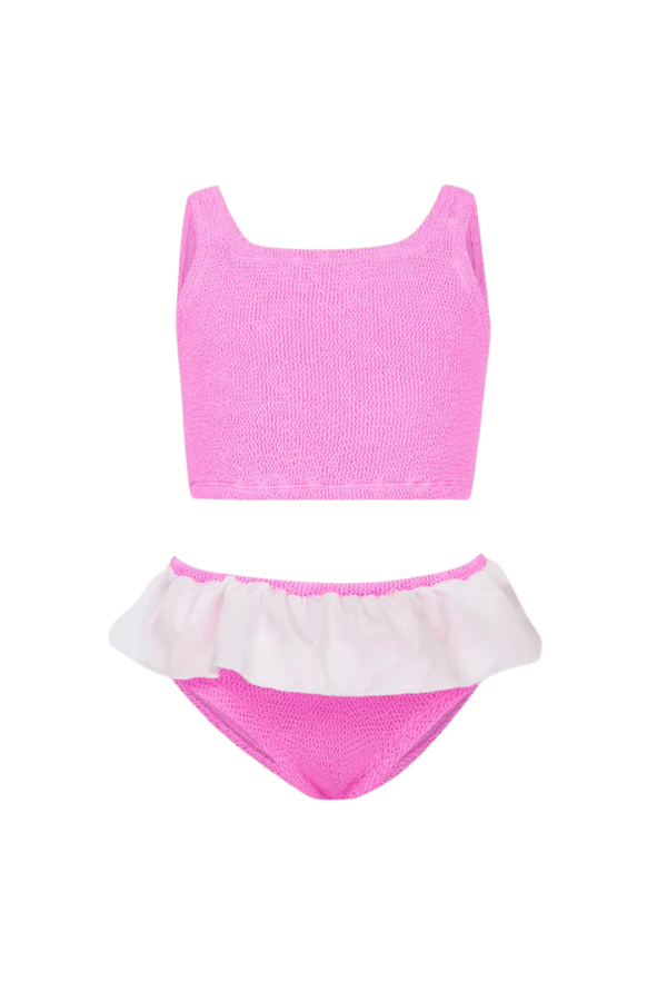 Hunza G | Baby Olive Bikini Bubblegum | Girls with Gems