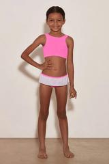 Hunza G | Baby Olive Bikini Bubblegum | Girls with Gems