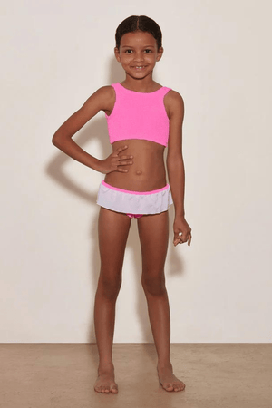 Hunza G | Baby Olive Bikini Bubblegum | Girls with Gems