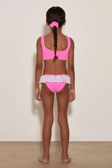 Hunza G | Baby Olive Bikini Bubblegum | Girls with Gems