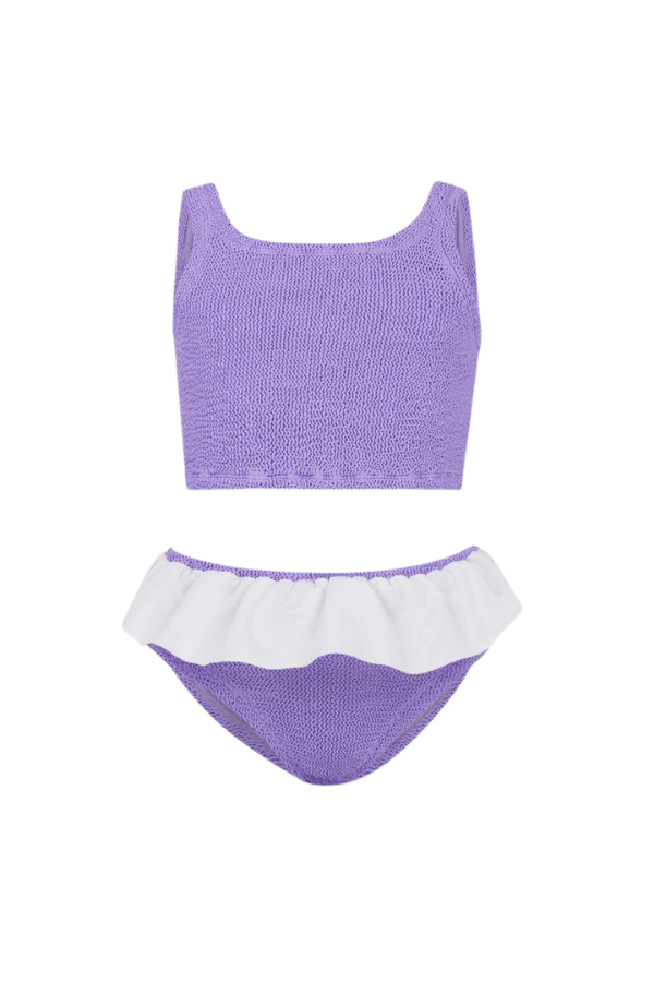 Hunza G | Baby Olive Bikini Lilac | Girls with Gems