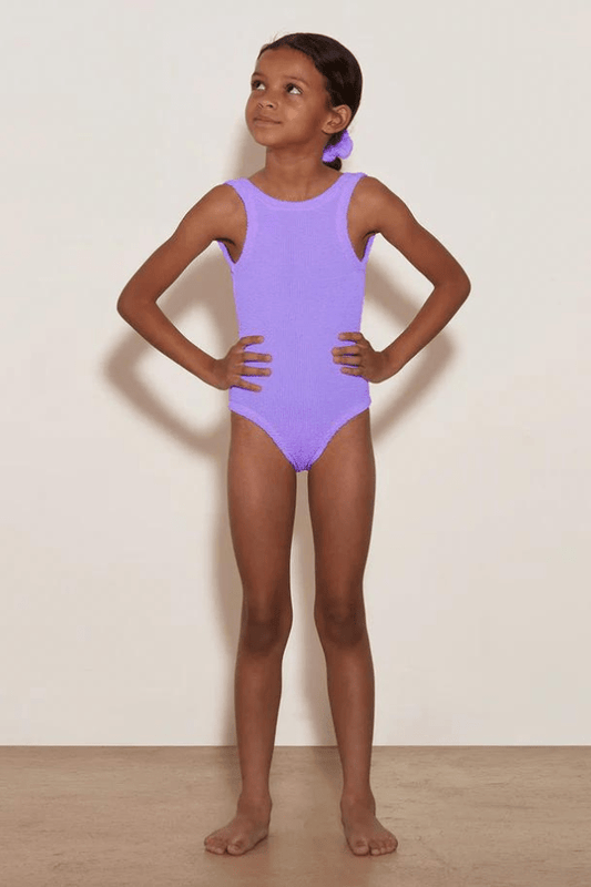 Hunza G | Baby Classic Swim Lilac | Girls with Gem