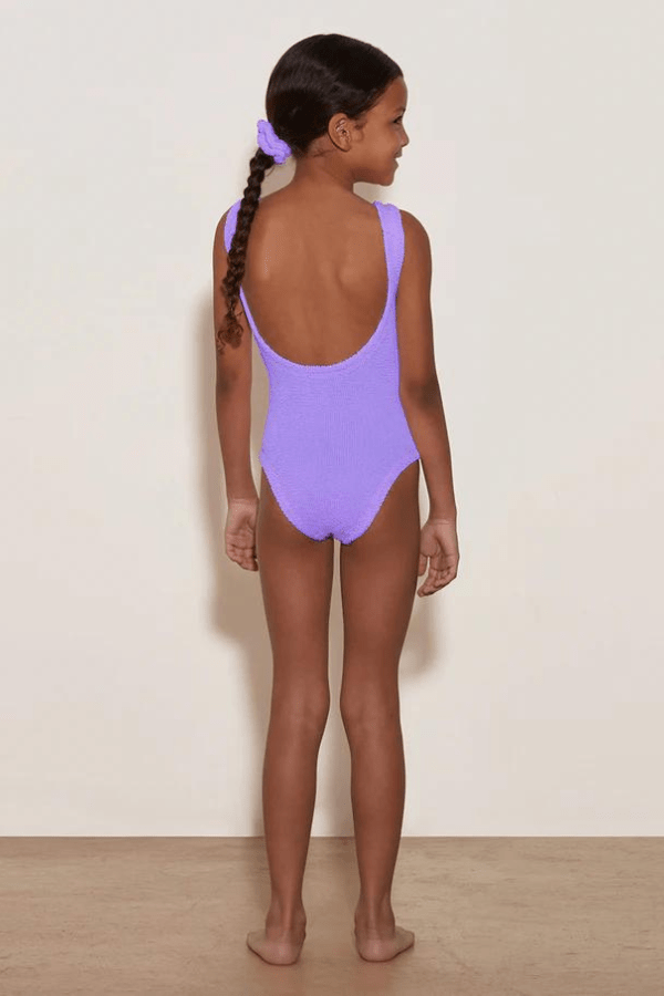 Hunza G | Baby Classic Swim Lilac | Girls with Gem