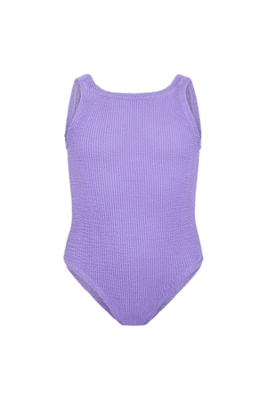 Hunza G | Baby Classic Swim Lilac | Girls with Gem