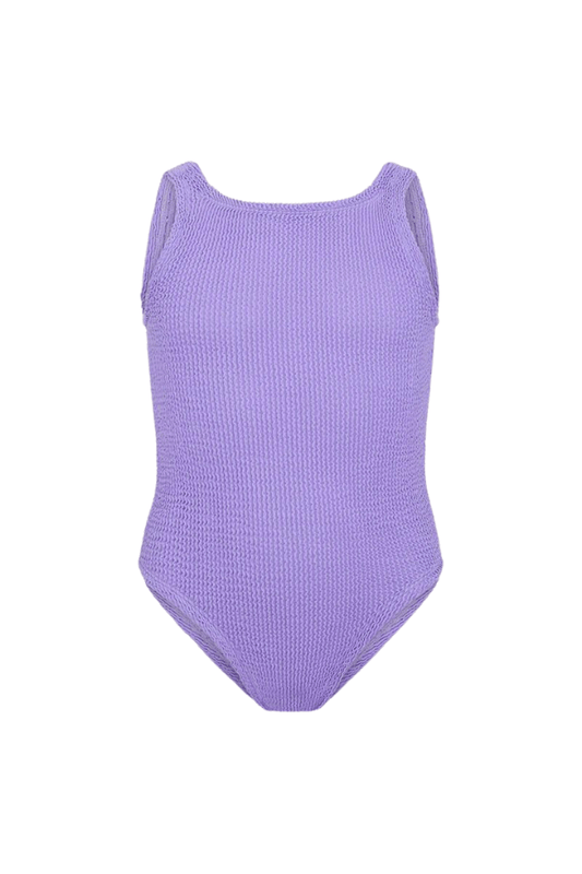 Hunza G | Baby Classic Swim Lilac | Girls with Gem