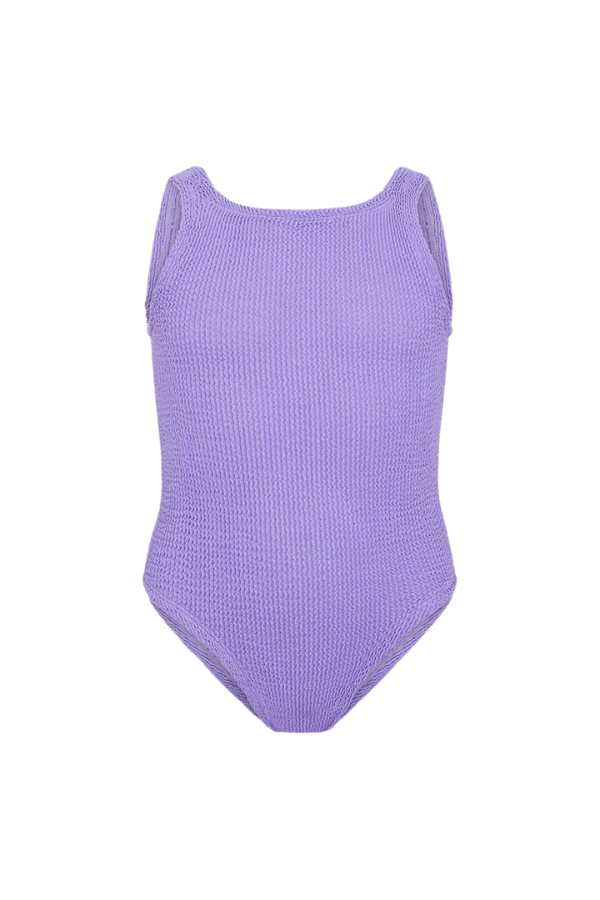 Hunza G | Baby Classic Swim Lilac | Girls with Gem