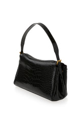 Valentina Bag Croc by Reh Studios – croc-embossed genuine leather shoulder bag with adjustable strap and structured silhouette.