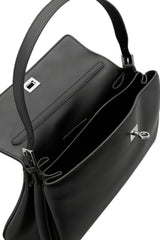 Valentina Bag Silver by Reh Studios – a structured leather bag with adjustable strap and dual compartments. Perfect for everyday wear.