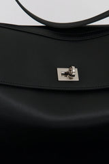 Valentina Bag Silver by Reh Studios – a structured leather bag with adjustable strap and dual compartments. Perfect for everyday wear.