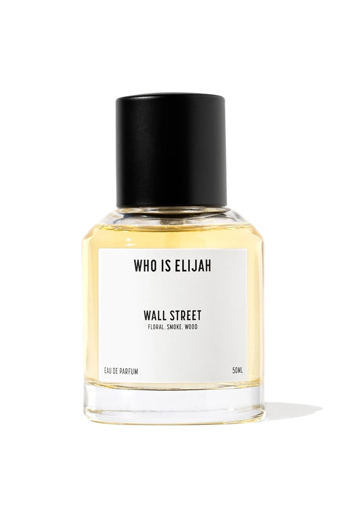 Wall Street by Who Is Elijah, a floral, smoky, and woody fragrance with rose, raspberry, oud wood, incense, saffron, amberwood, benzoin, and leather.