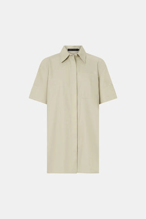 Winslow Short Sleeve Shirt by Camilla and Marc, cotton-blend collared shirt with cuff detail, a versatile trendy staple perfect for warm days.