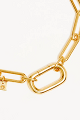 With Love Annex Link Bracelet in 18k Gold Vermeil by By Charlotte, versatile bracelet with annex links for personalized pendants, perfect for expressing love and self-expression through customized layers.