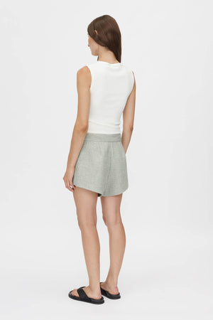 Wright Short by Camilla and Marc, tailored mid-rise short with pleats and side pockets, a polished trendy staple perfect for everyday wear.