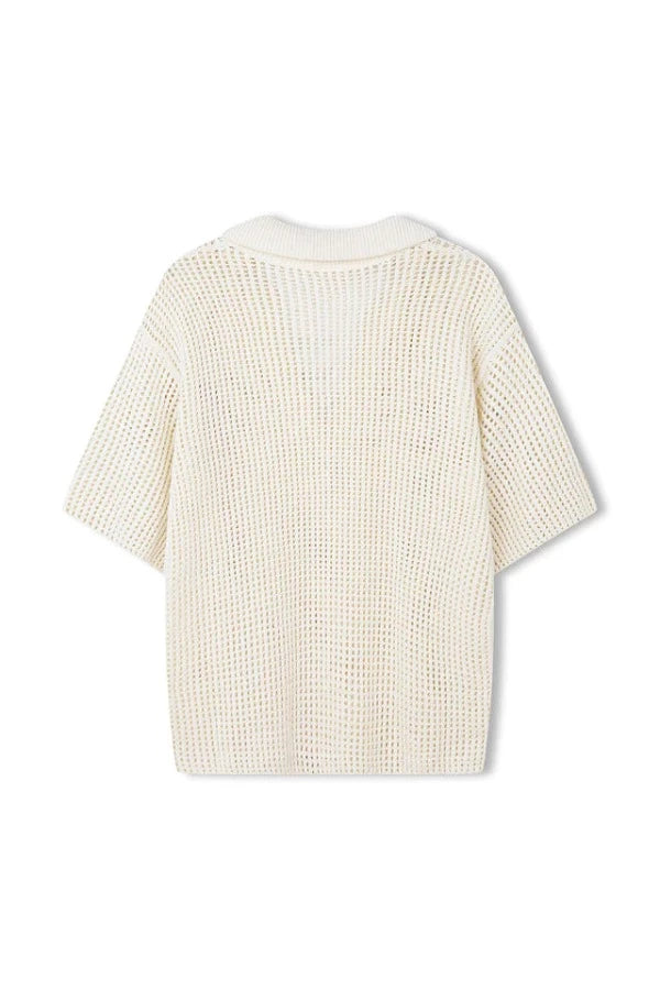 Zulu &amp; Zephyr | Milk Cotton Crochet Shirt | Girls with Gems