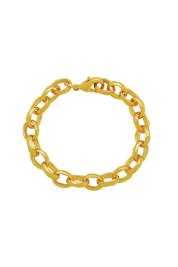 Hydrangea Bracelet by Amber Sceats, handcrafted in Italy with 24K gold plating, a versatile and elegant piece perfect for layering or solo wear.