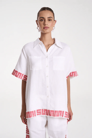 Summi Summi | Sig Linen Shirt Neon Plaid | Girls with Gems