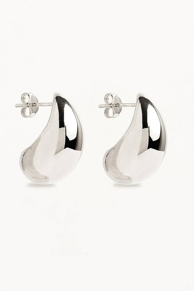 By Charlotte | Silver Made of Magic Large Earrings | Girls with Gems