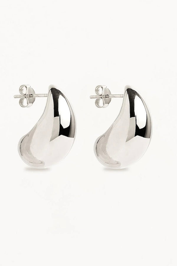 By Charlotte | Silver Made of Magic Large Earrings | Girls with Gems