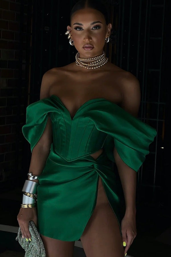 Khirzad Femme | Nina Corset Emerald | Girls with Gems 