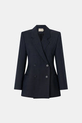 Ascent Hourglass Blazer Dark Grey