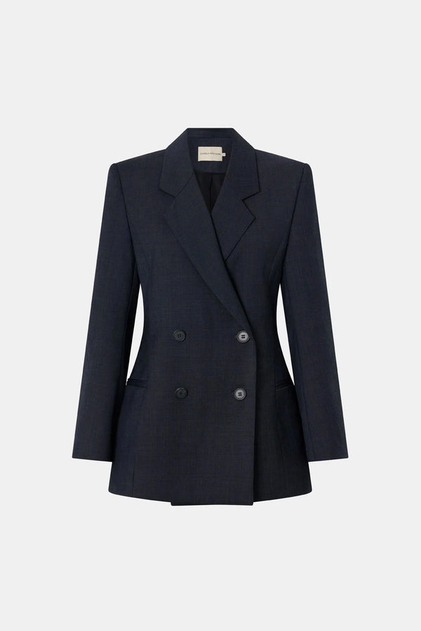 Ascent Hourglass Blazer Dark Grey