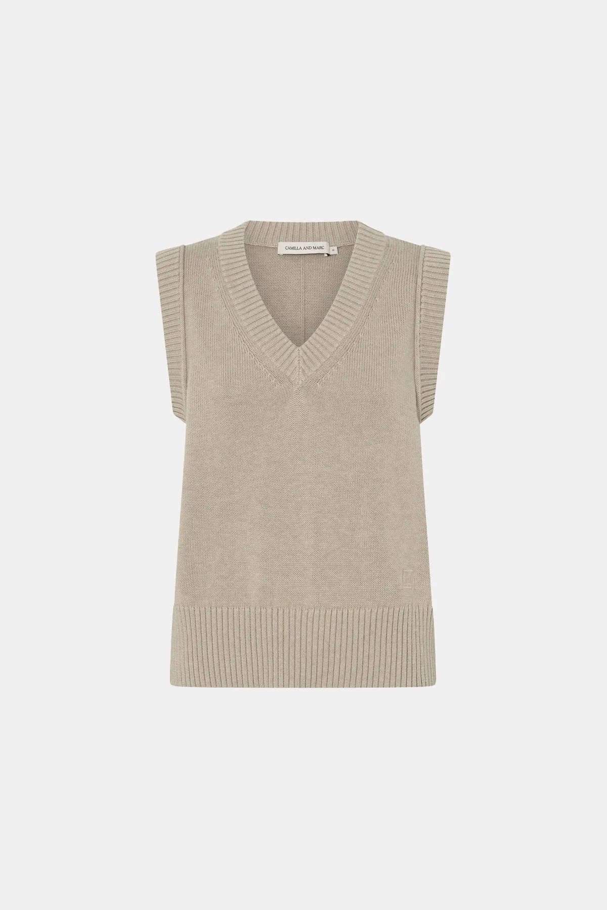 Tori Knit Vest Top Oat