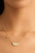 By Charlotte | Gold Live In Light Lotus Necklace | Girls with Gems