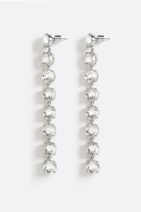Emma Pills | 10PM Earrings Silver | Girls with Gems