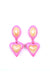 Julietta Jewellery | Night Fever Earrings Neon Pink | Girls with Gems
