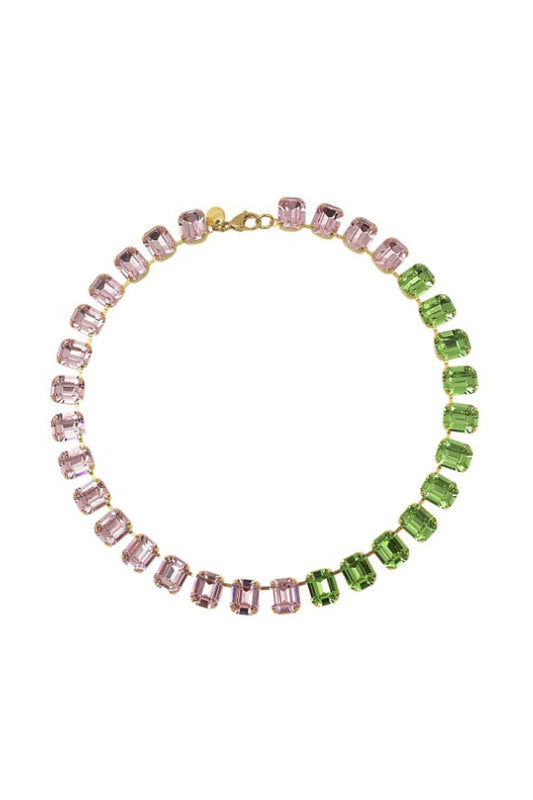 Mayol | Cool Mum Choker Green/Pink | Girls with Gems 