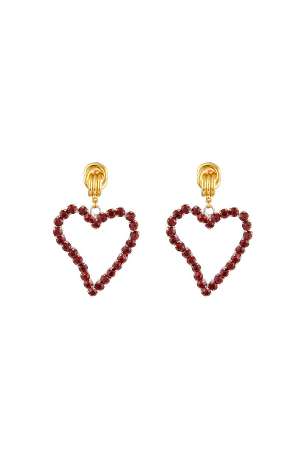 Mayol | All Of My Heart Earrings Mini Red | Girls with Gems 