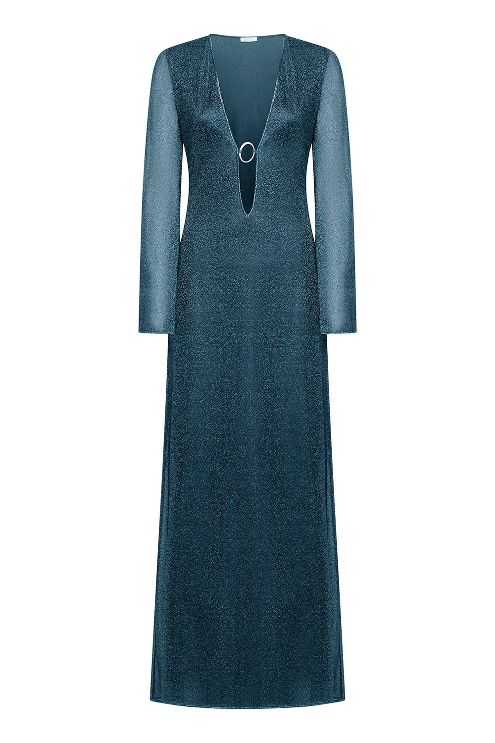 Lumiere O Long Kaftan Peacock