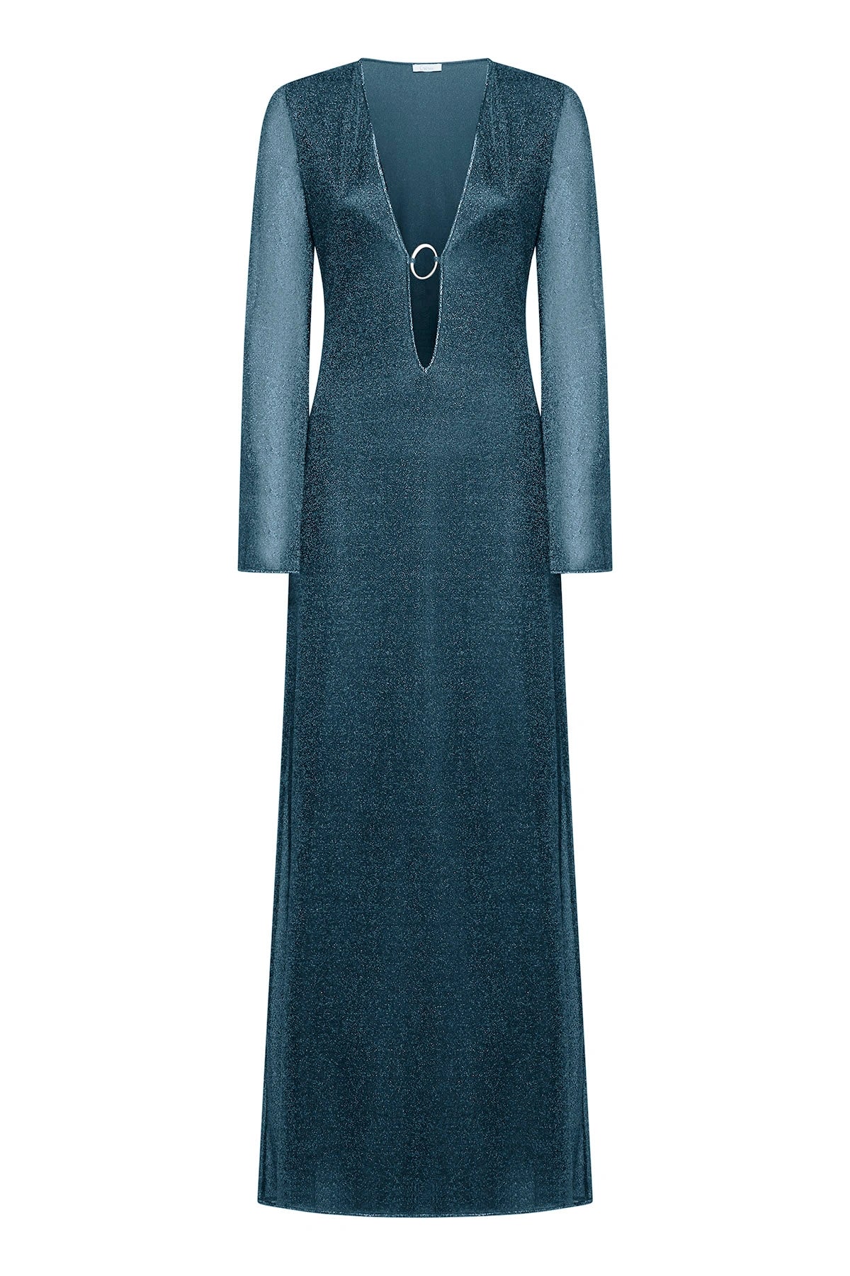 Lumiere O Long Kaftan Peacock