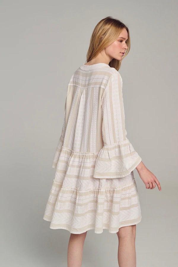 Ella Mini Dress Ecru/Off White 319 - Devotion