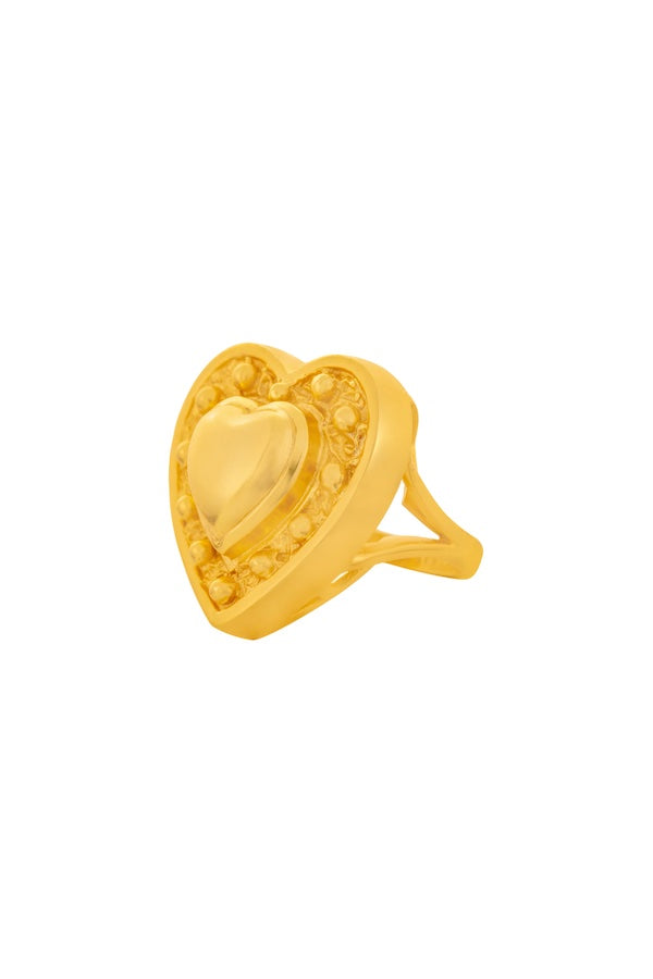 Valére | Hearts Ring Gold | Girls with Gems