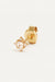 By Charlotte | 14kt Gold Endless Light Stud Earring | Girls with Gems