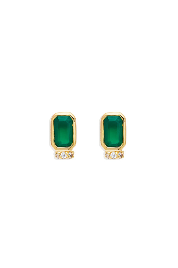 By Charlotte | Gold Strength Within Stud Earrings | Girls with Gems