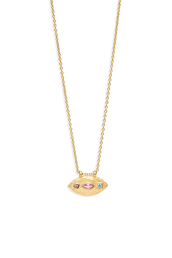 By Charlotte | Gold Connect To The Universe Necklace | Girls with Gems