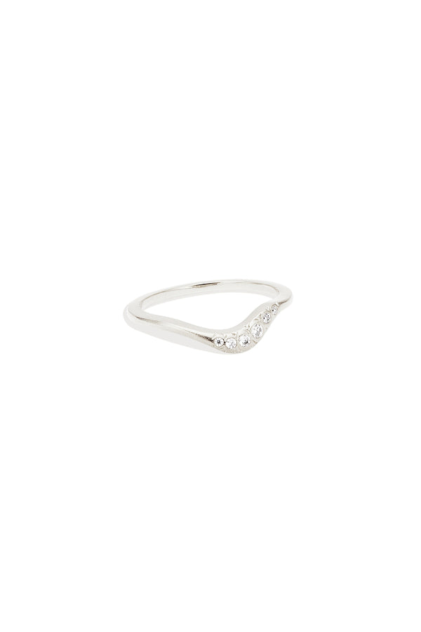 By Charlotte | Silver Horizon Ring | Girls with Gems
