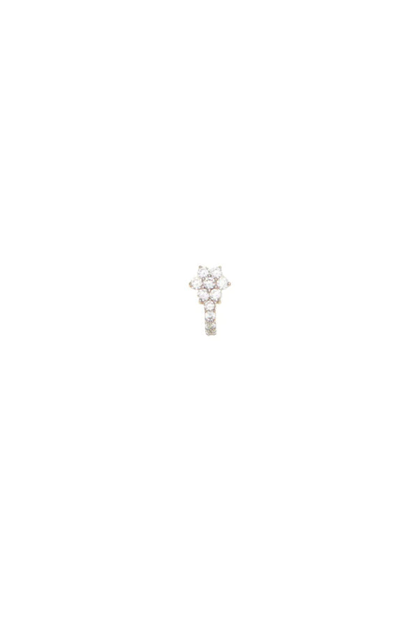 By Charlotte | 14kt Gold Crystal Shooting Star Ear Cuff | Girls with Gems