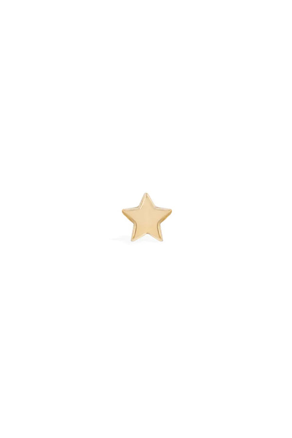 By Charlotte | 14kt Gold Stellar Earring | Girls with Gems