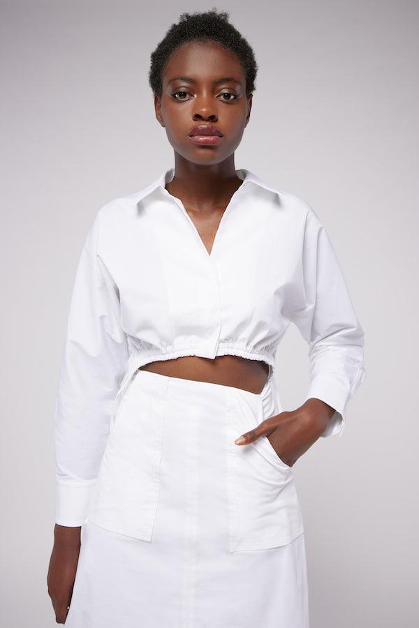 Ayala Shirt White - Sunset Lover