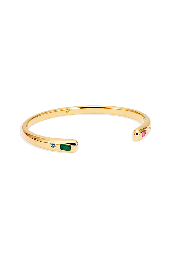 By Charlotte | Gold Connect To The Universe Cuff | Girls with Gems