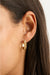 By Charlotte | Gold Intertwined Large Hoops | Girls with Gems