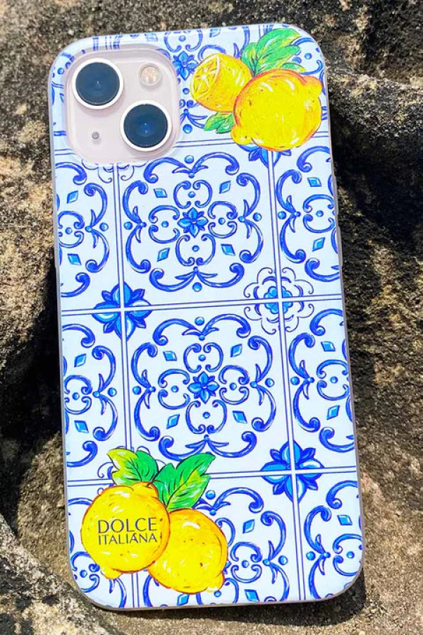 By Girls With Gems | iPhone Case Caltagirone Limone | Girls with Gems