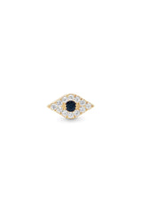 By Charlotte | 14kt Gold Evil Eye Earring | Girls with Gems