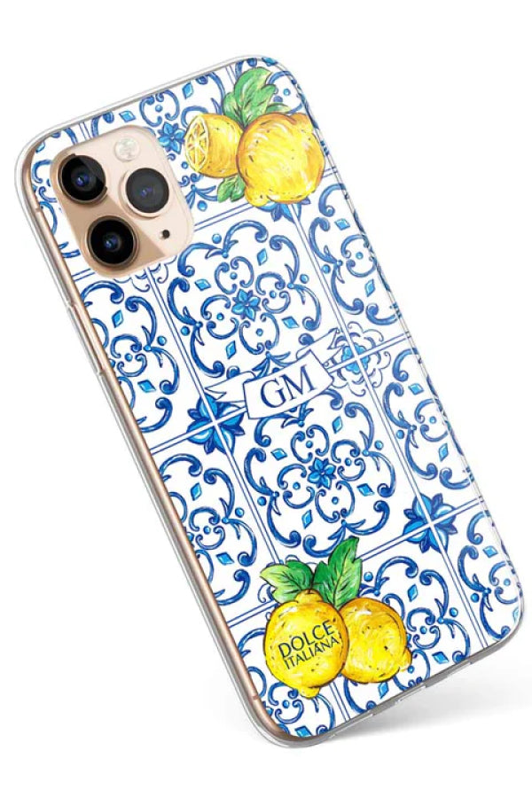 By Girls With Gems | iPhone Case Caltagirone Limone | Girls with Gems