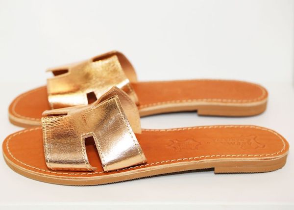 H Sandals Gold - By Girls With Gems